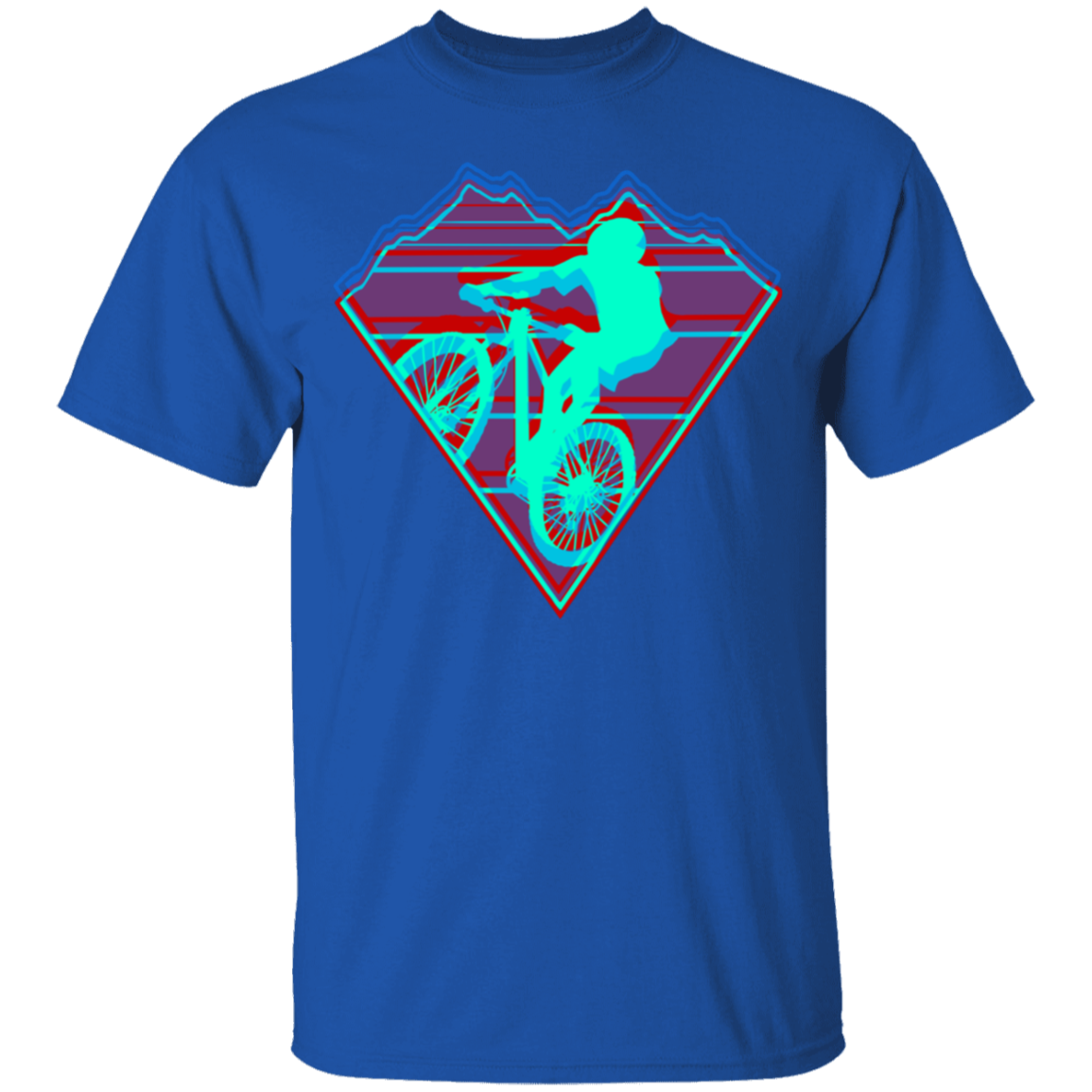 Retro Mountain Biker Youth T-Shirt