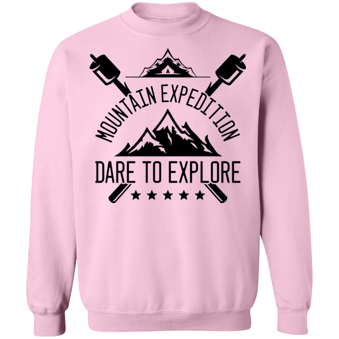 Mountain Expedition Dare to Explore Camping Crewneck Sweatshirt