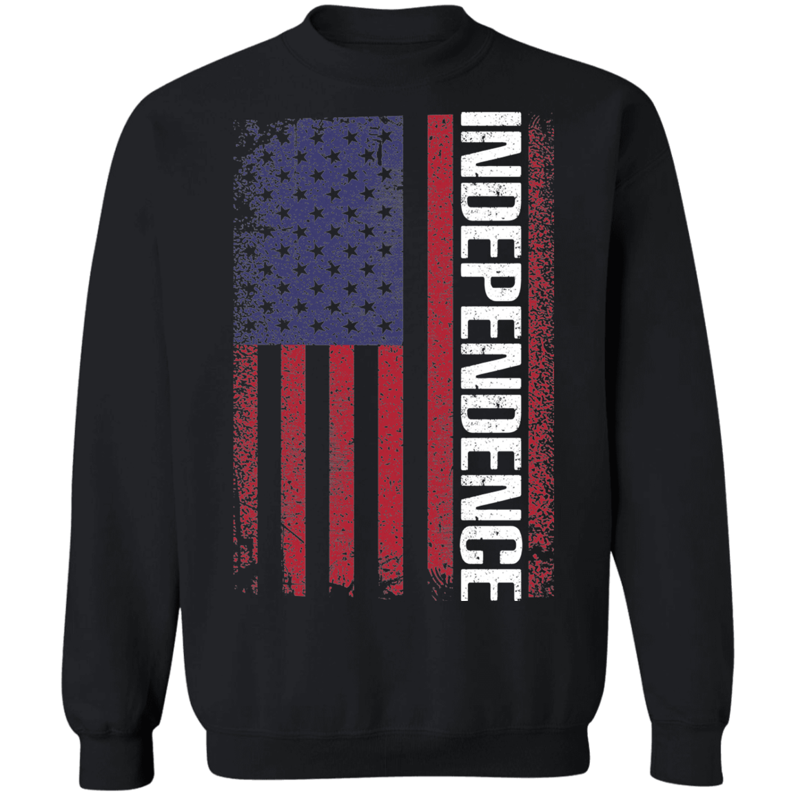 Independence American Flag USA Crewneck Sweatshirt