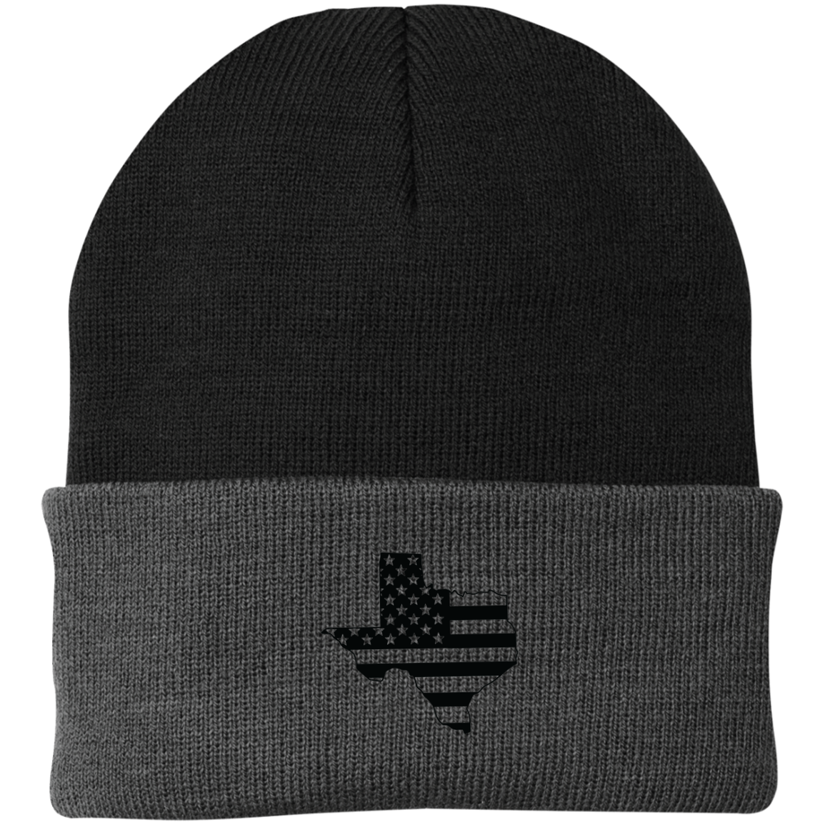 Texas TX State American Flag Beanie Cap