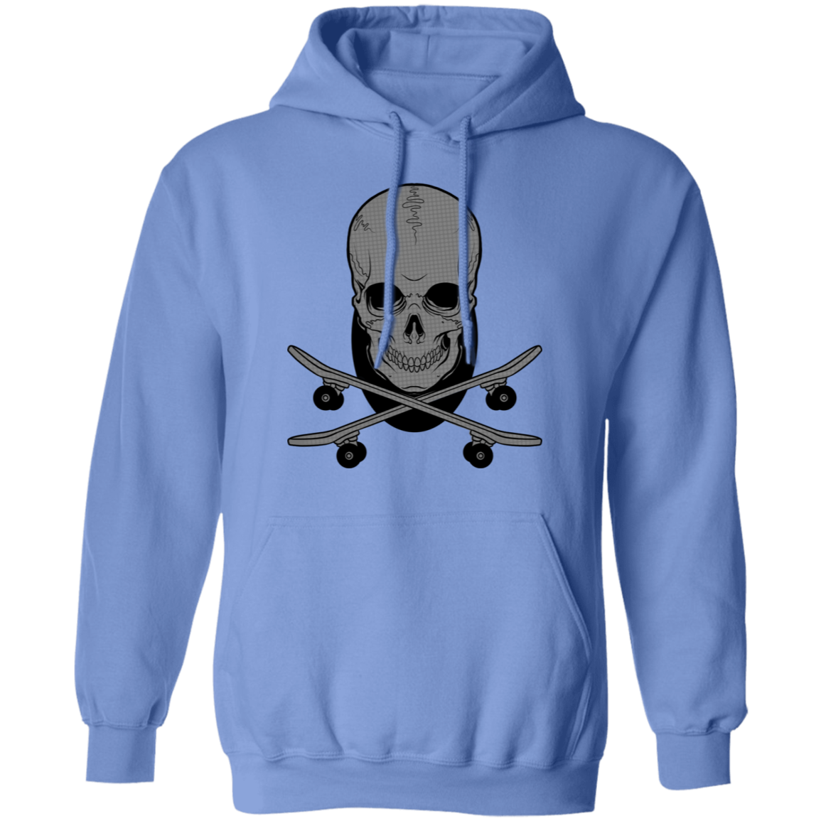 Skeleton Skateboarding Skateboard Shred Pullover Hoodie