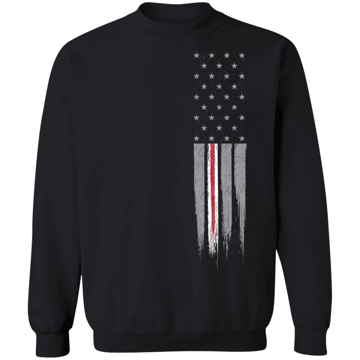 Nurse Medical Thin Line American Flag Crewneck Sweatshirt