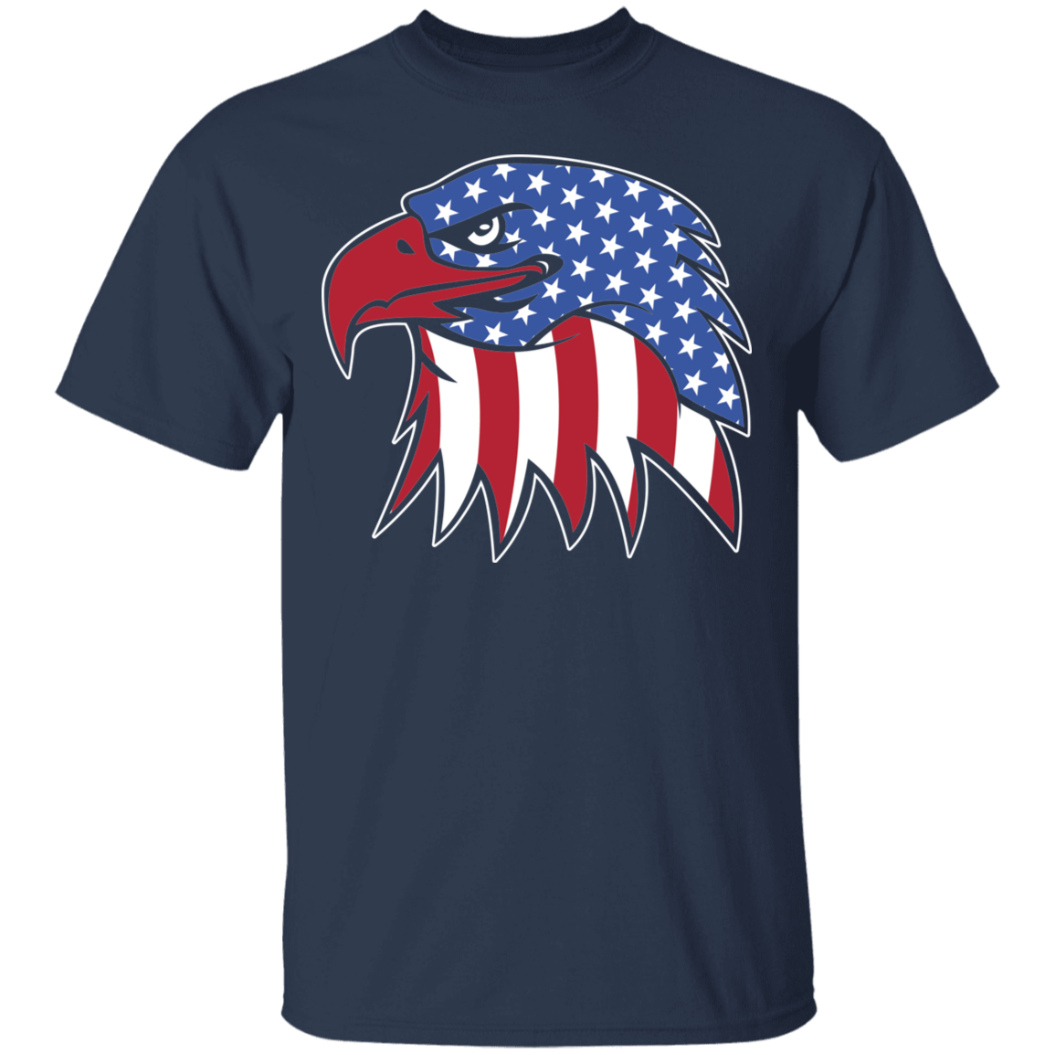 Bald Eagle American Flag USA T-Shirt