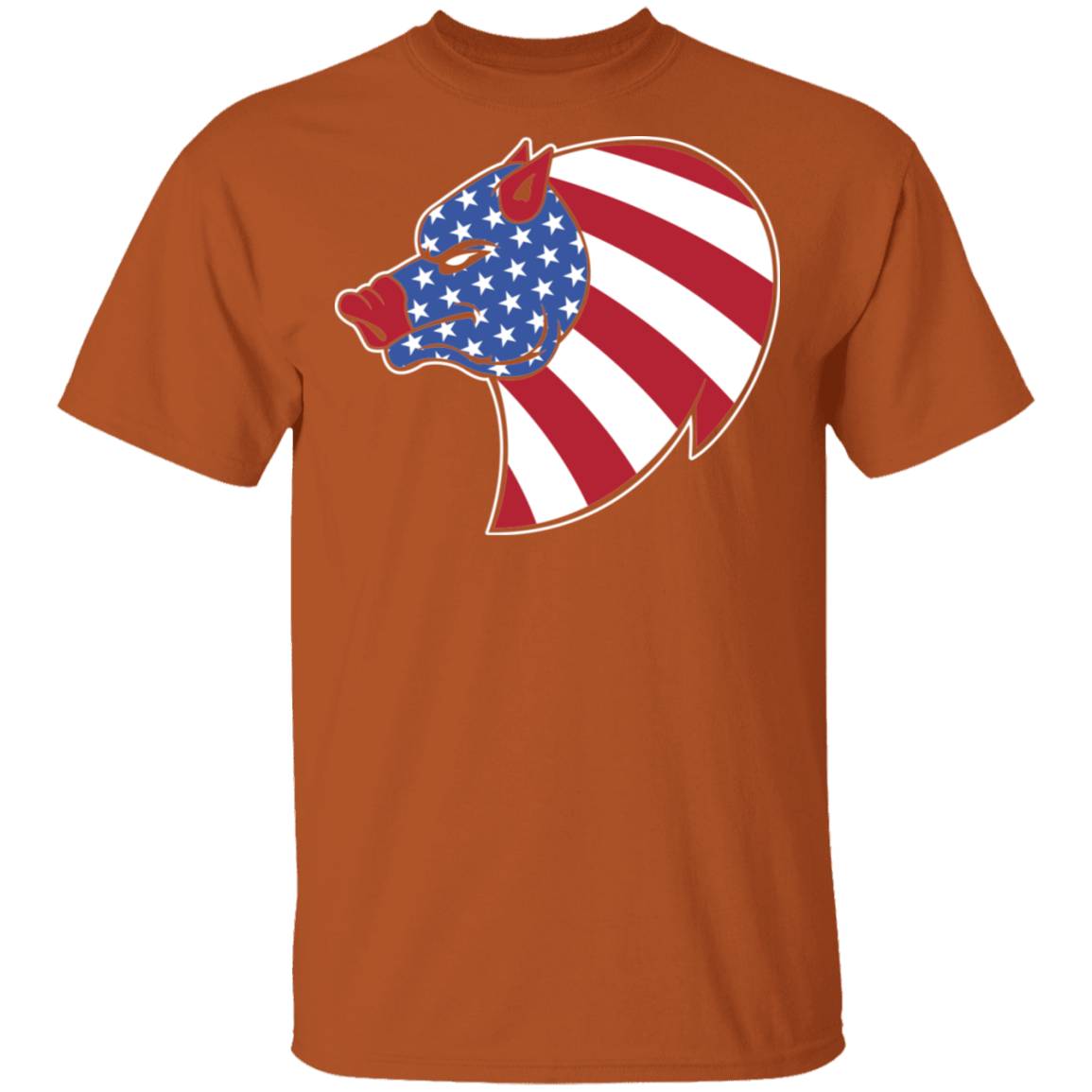 Pig Hog American Flag USA T-Shirt