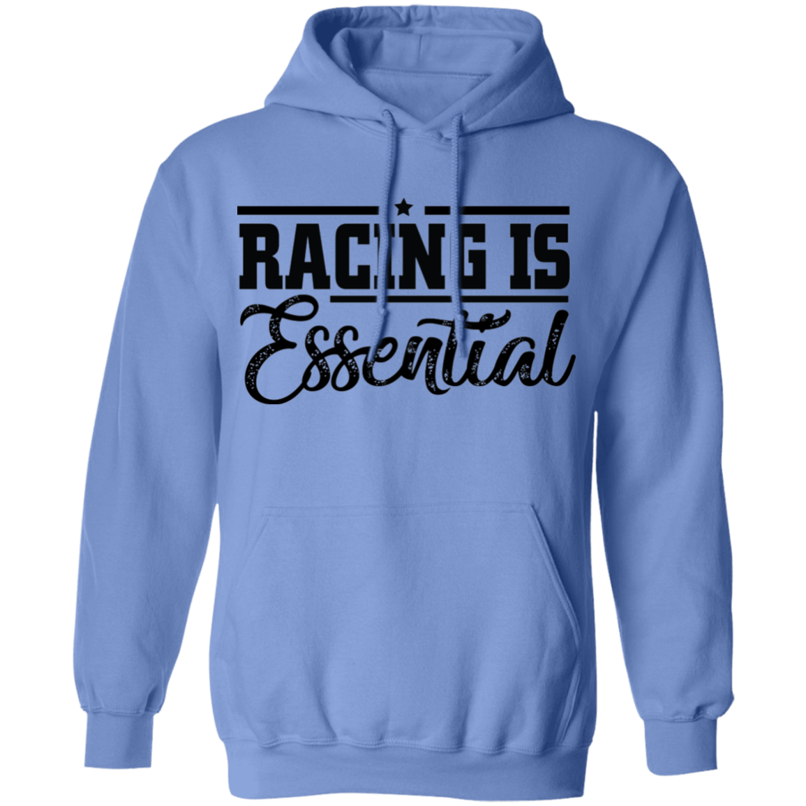 Racing Is Essential Racing Gapped Turbo Boosted Pullover Hoodie
