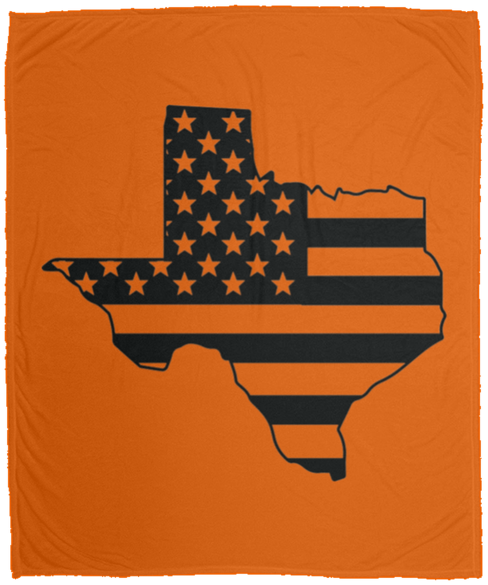 Texas American Flag State Fleece Blanket - 50x60