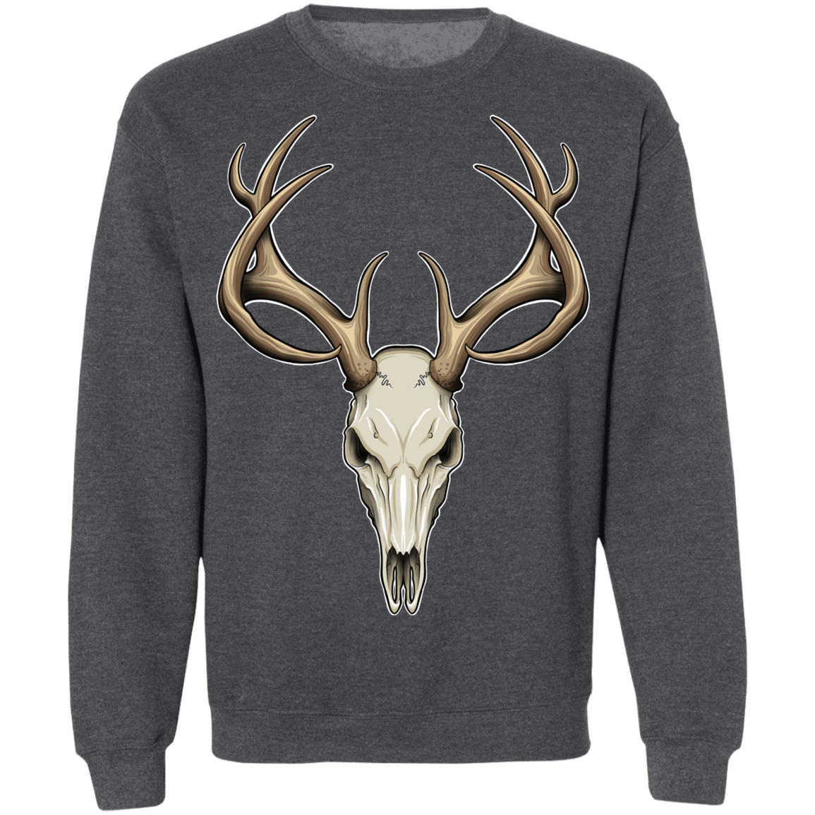 Hunting Deer Skull Crewneck Sweatshirt