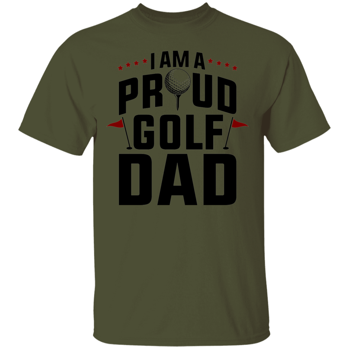I Am A Proud Golf Dad Father T-Shirt