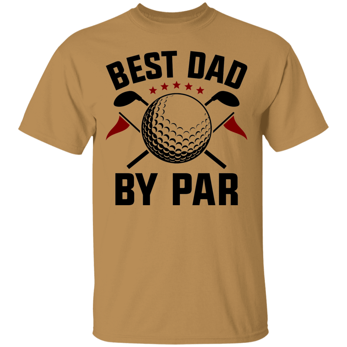 Best Dad By Par Funny Father Golfing T-Shirt