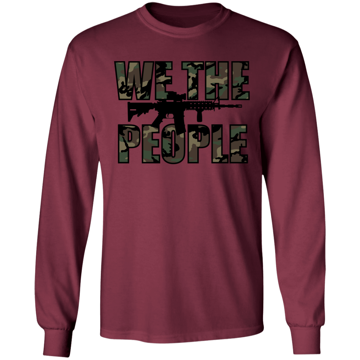 We The People Camouflage Long Sleeve T-Shirt