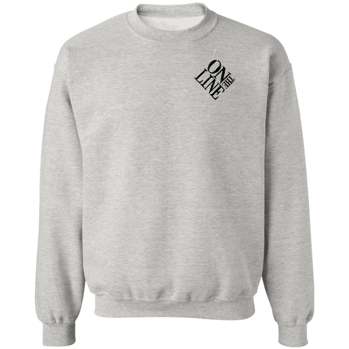 Rooster Fish On The Line Saltwater Double Sided Crewneck Sweatshirt