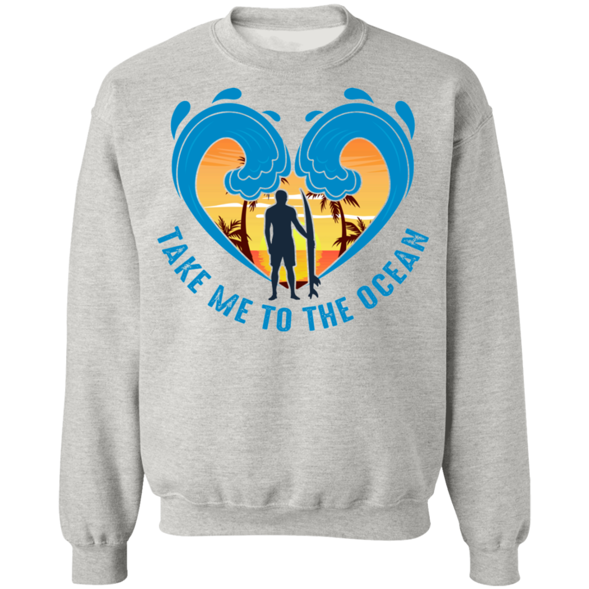 Take Me To The Ocean Crewneck Sweatshirt