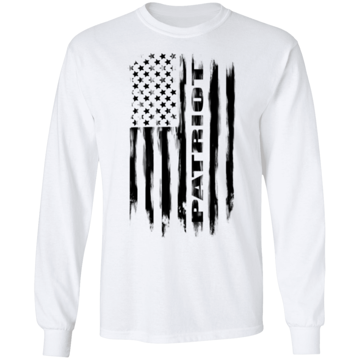 Patriot American Flag Long Sleeve T-Shirt