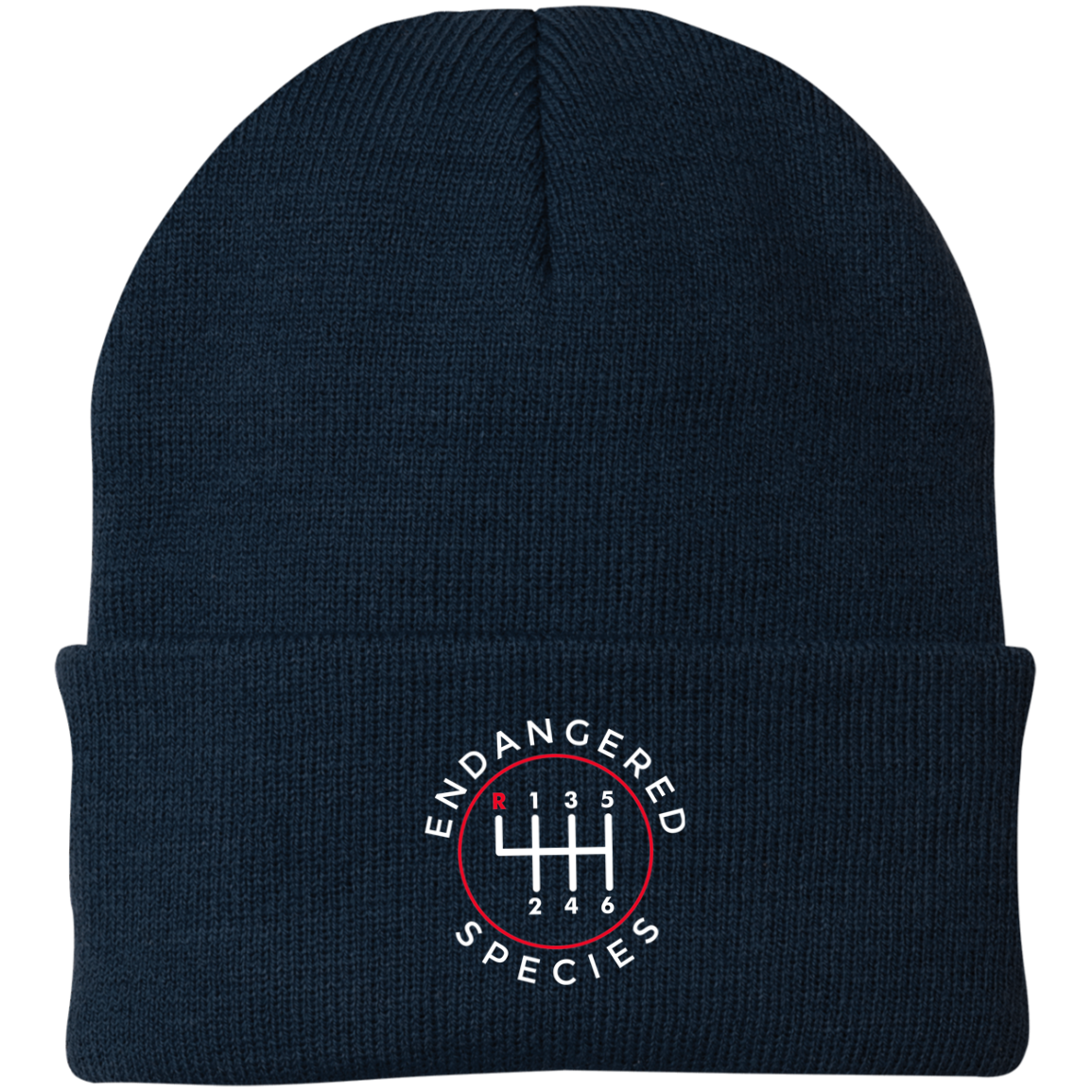 Endangered Species Manual Stick Shift 6-Speed Beanie Cap