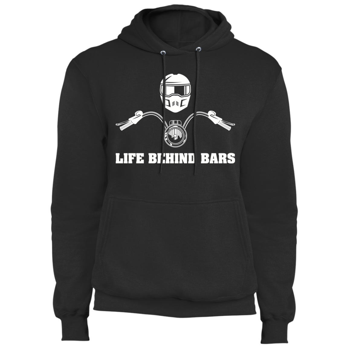Life Behind Bars Motorcycle Rider Pullover Hoodie