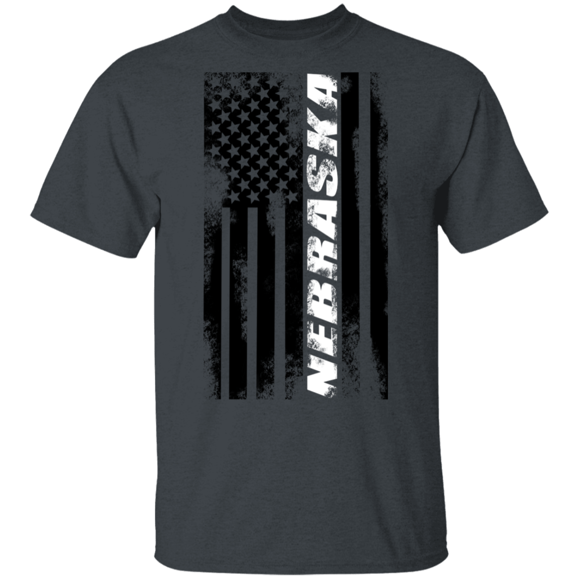 Nebraska American Flag T-Shirt