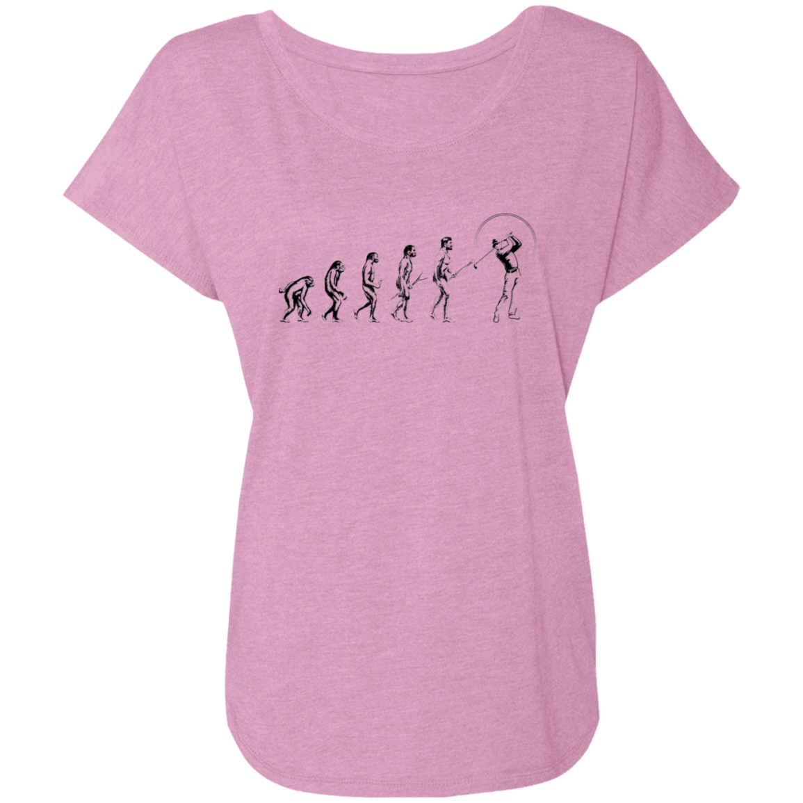 Evolution of Golfing Women's Dolman Sleeve