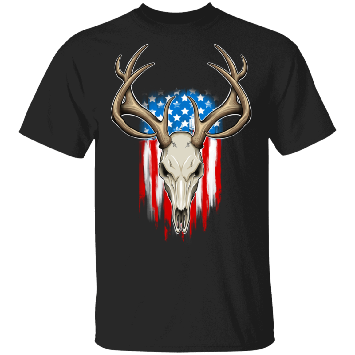 American Flag Hunting T-Shirt