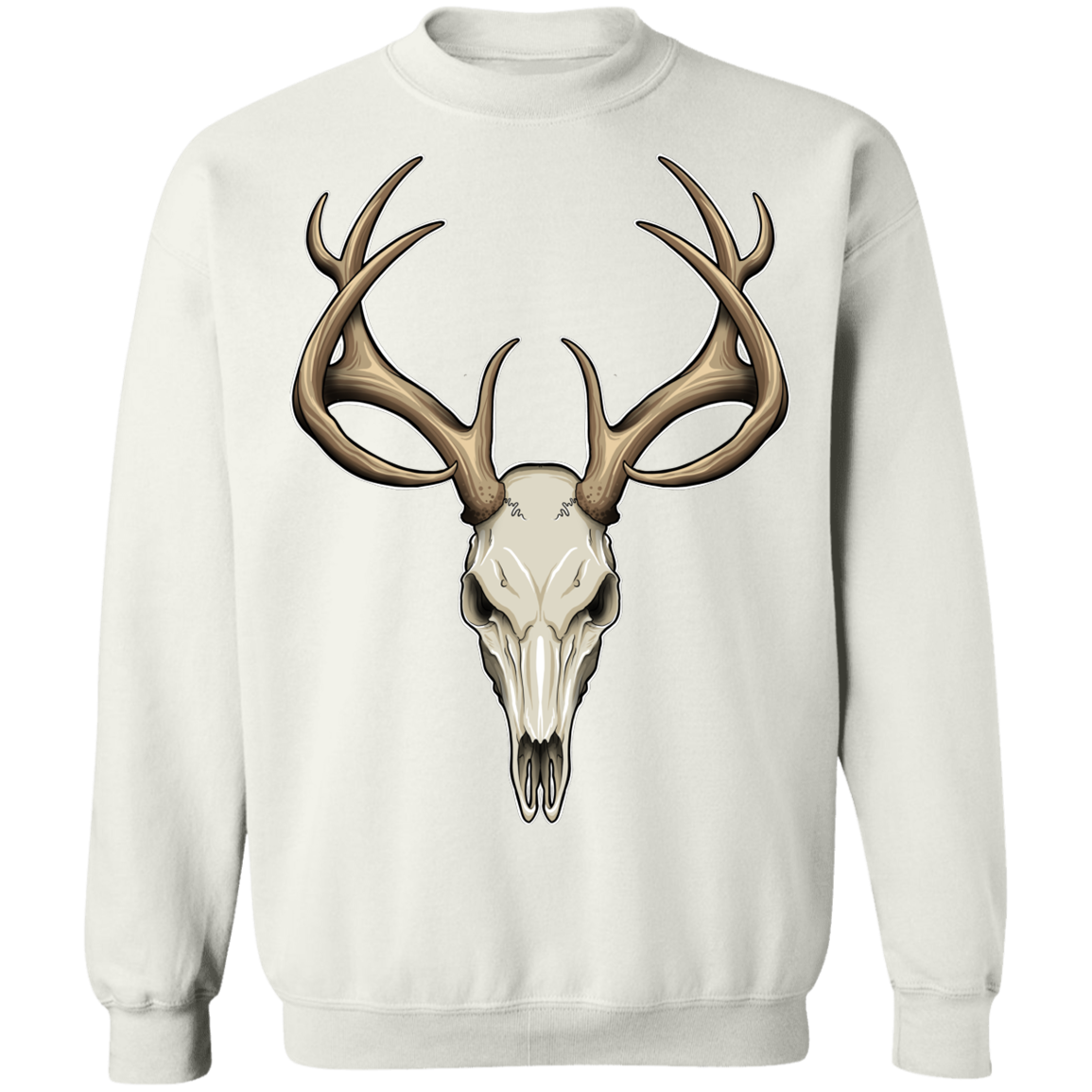Hunting Deer Skull Crewneck Sweatshirt