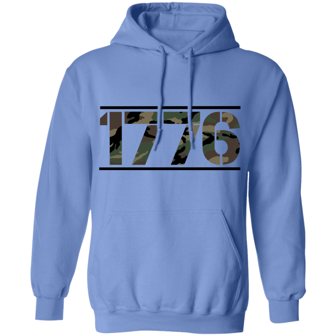 1776 American Camouflage Pullover Hoodie