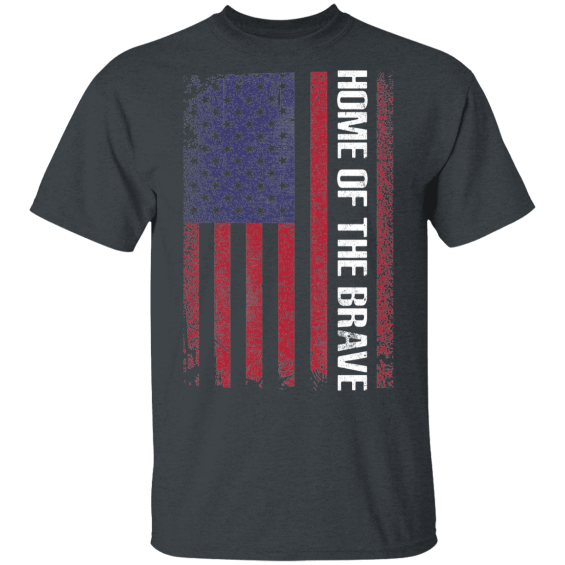 Home Of The Brave American Flag USA T-Shirt