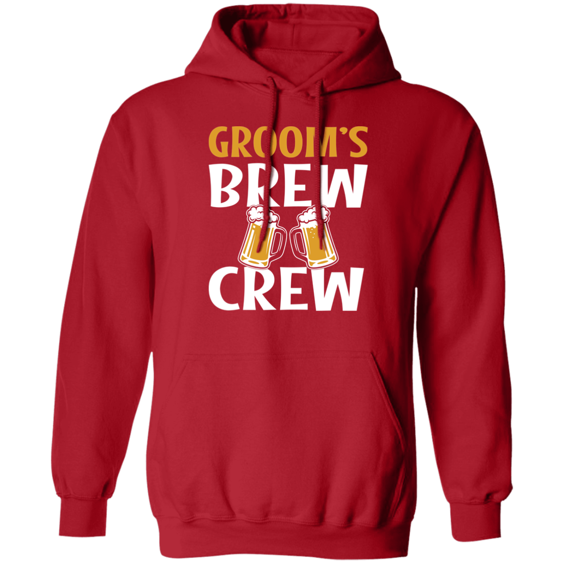 Bachelor Party Groom's Brew Crew Funny Hoodie