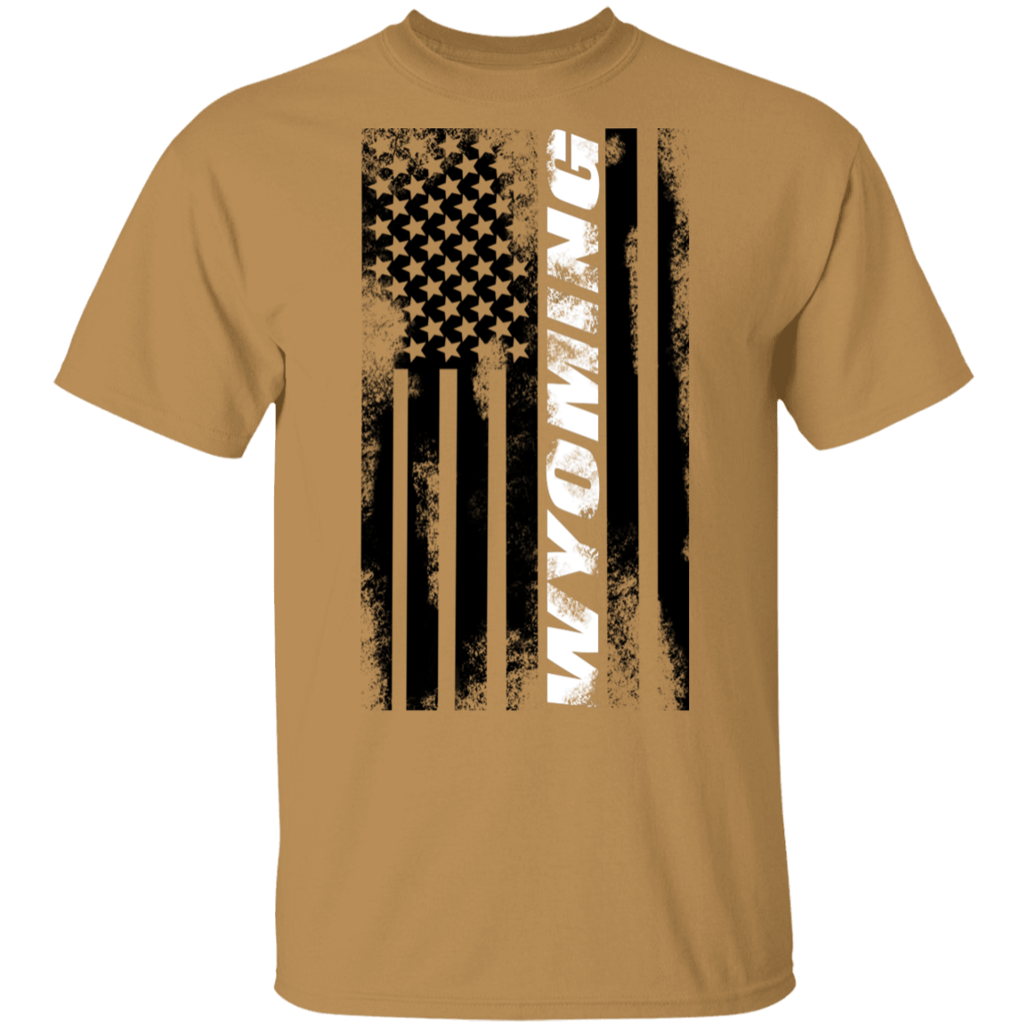 Wyoming American Flag T-Shirt