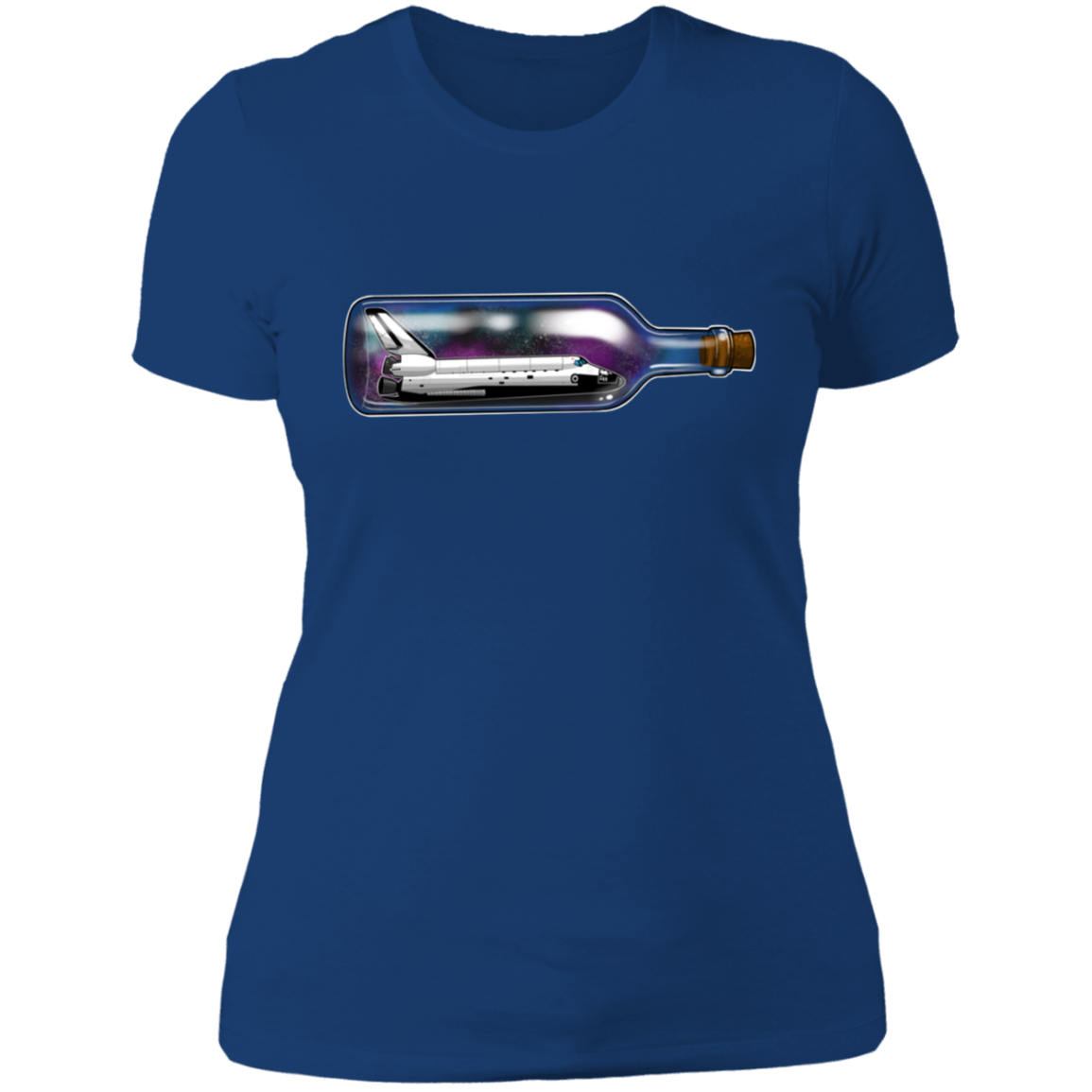 Spacecraft in a Bottle Spaceship Women's T-Shirt