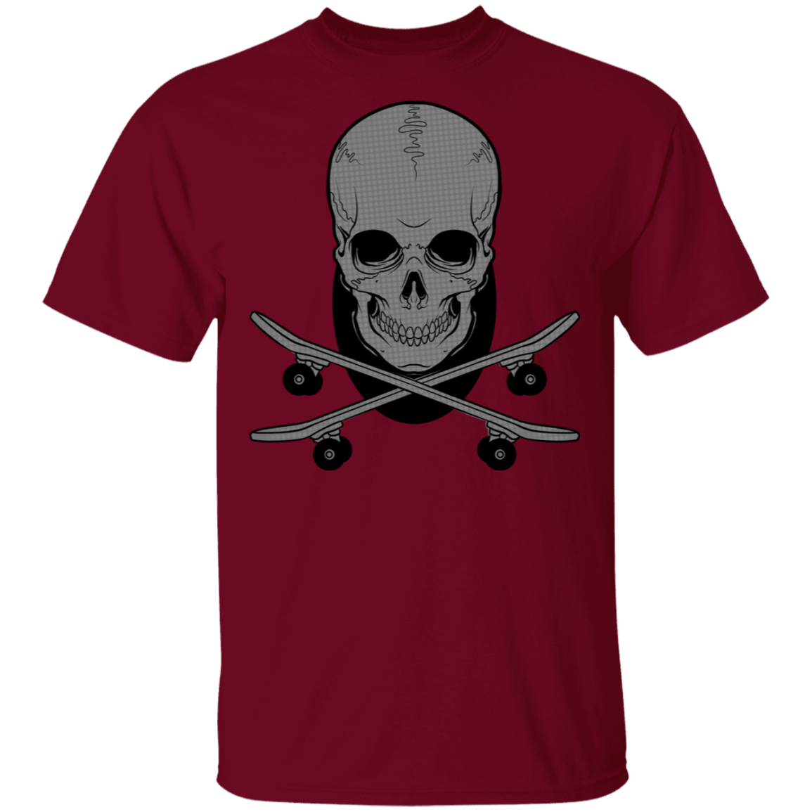 Skeleton Skateboarding Skateboard Shred T-Shirt