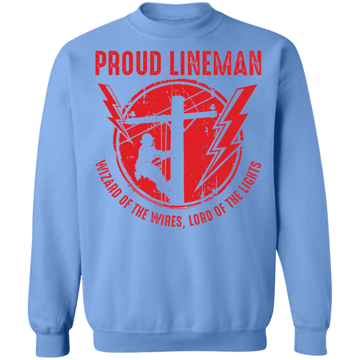 Proud Lineman Crewneck Sweatshirt