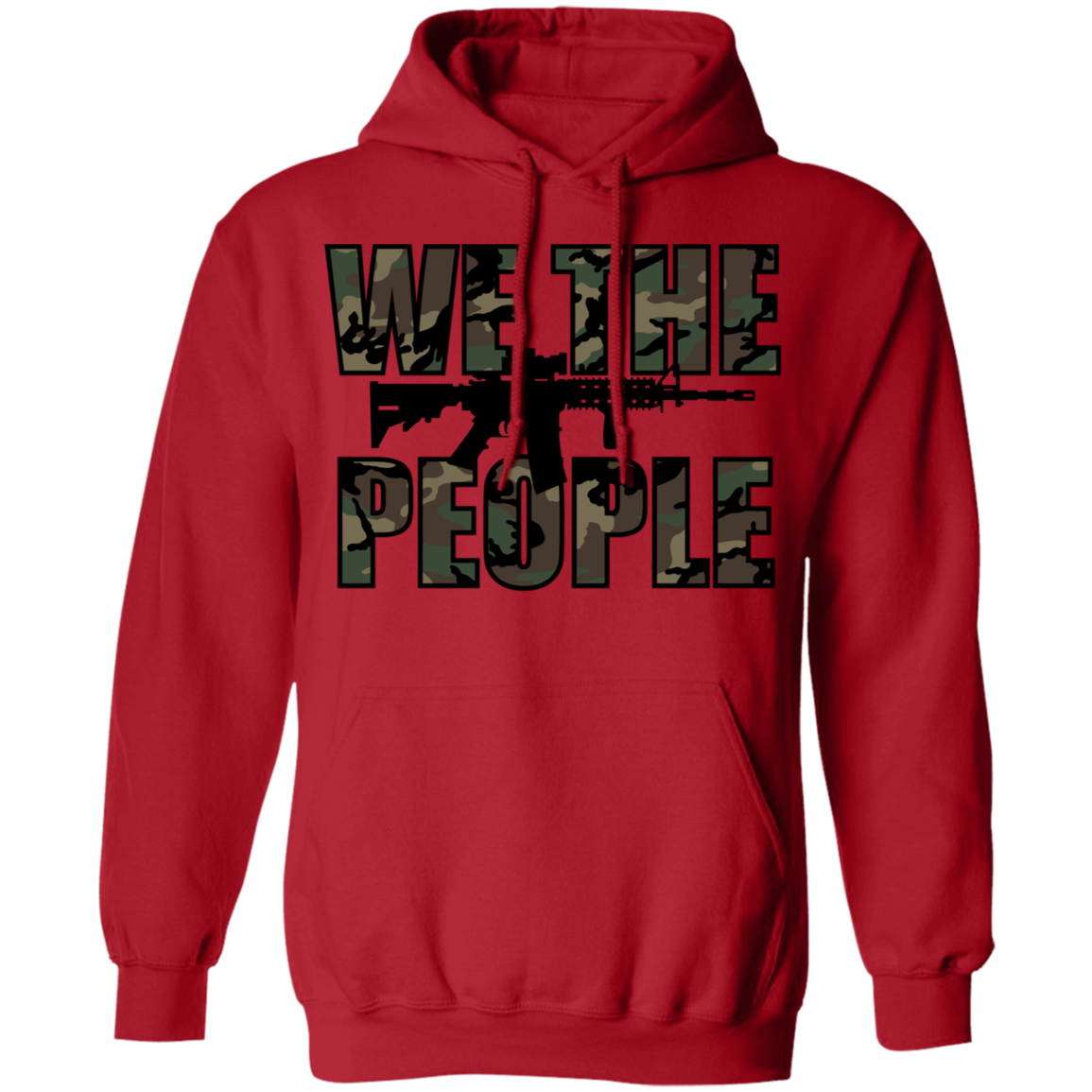 We The People Camouflage Pullover Hoodie