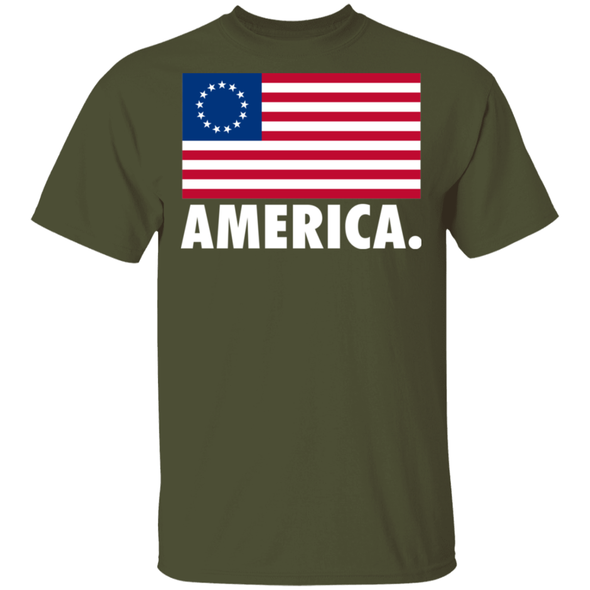 Betsy Ross Flag America Patriot T-Shirt
