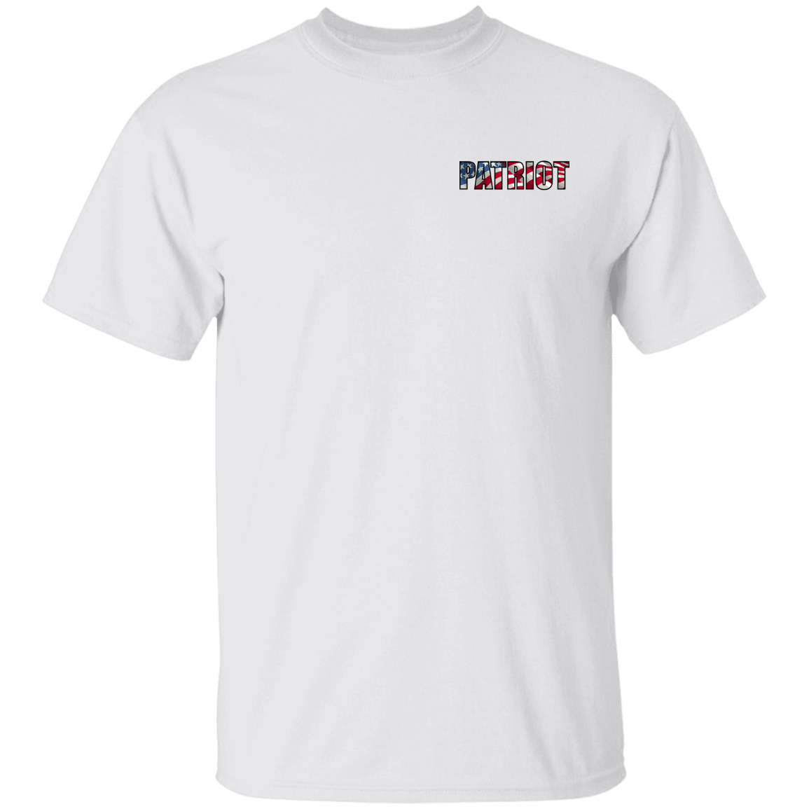 Patriot American Bald Eagle Double Sided T-Shirt