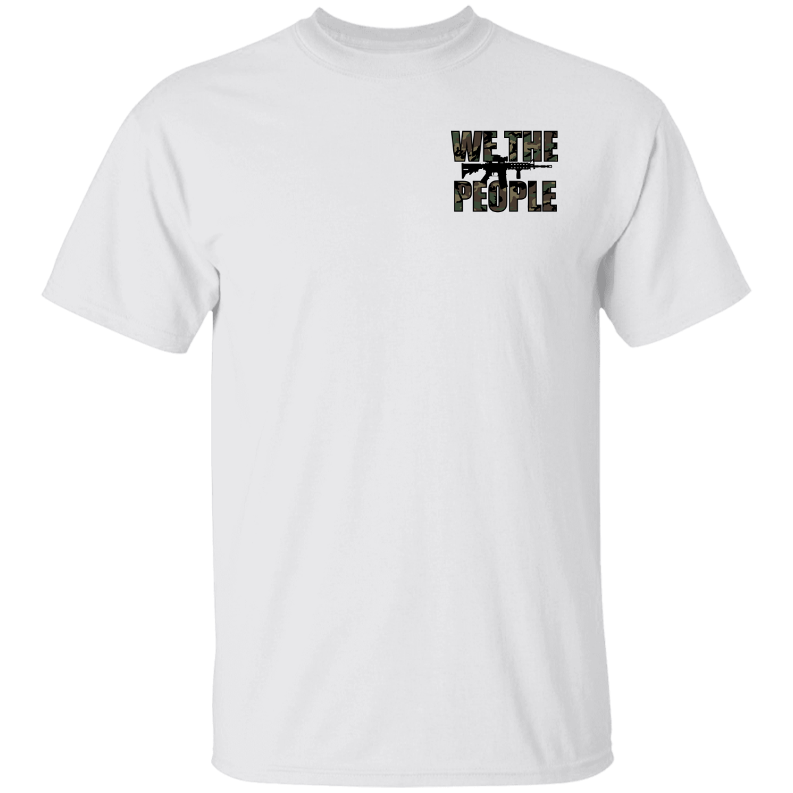 We the People Don't Tread on Me Gadsden Flag Double Sided T-Shirt