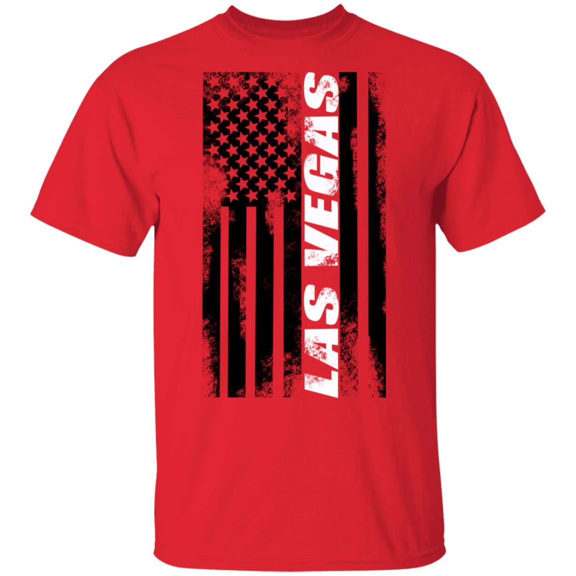 Las Vegas Nevada American Flag T-Shirt