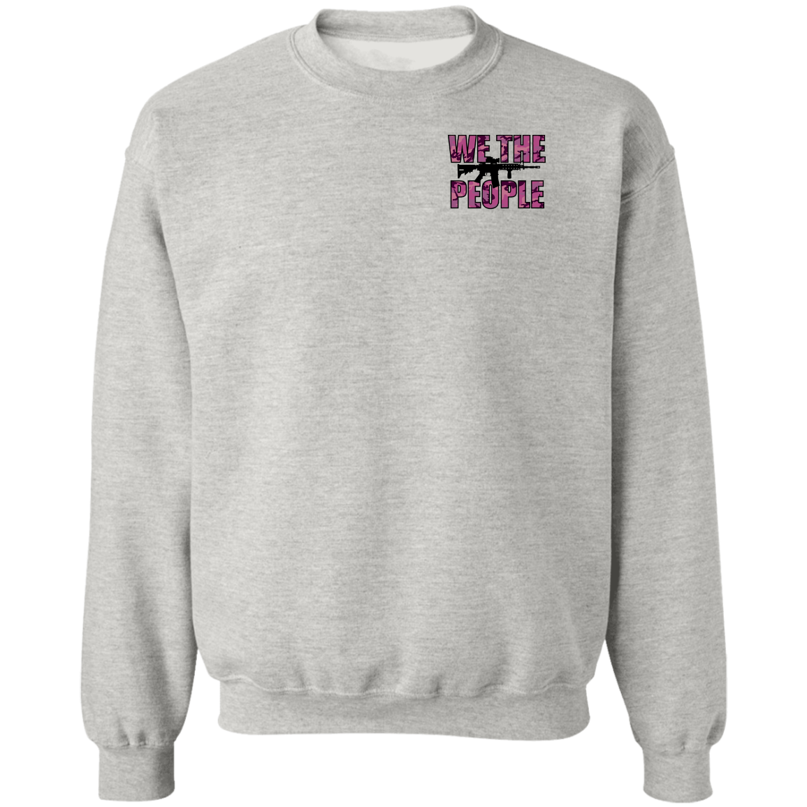 We the People United We Stand Double Sided Crewneck Sweatshirt