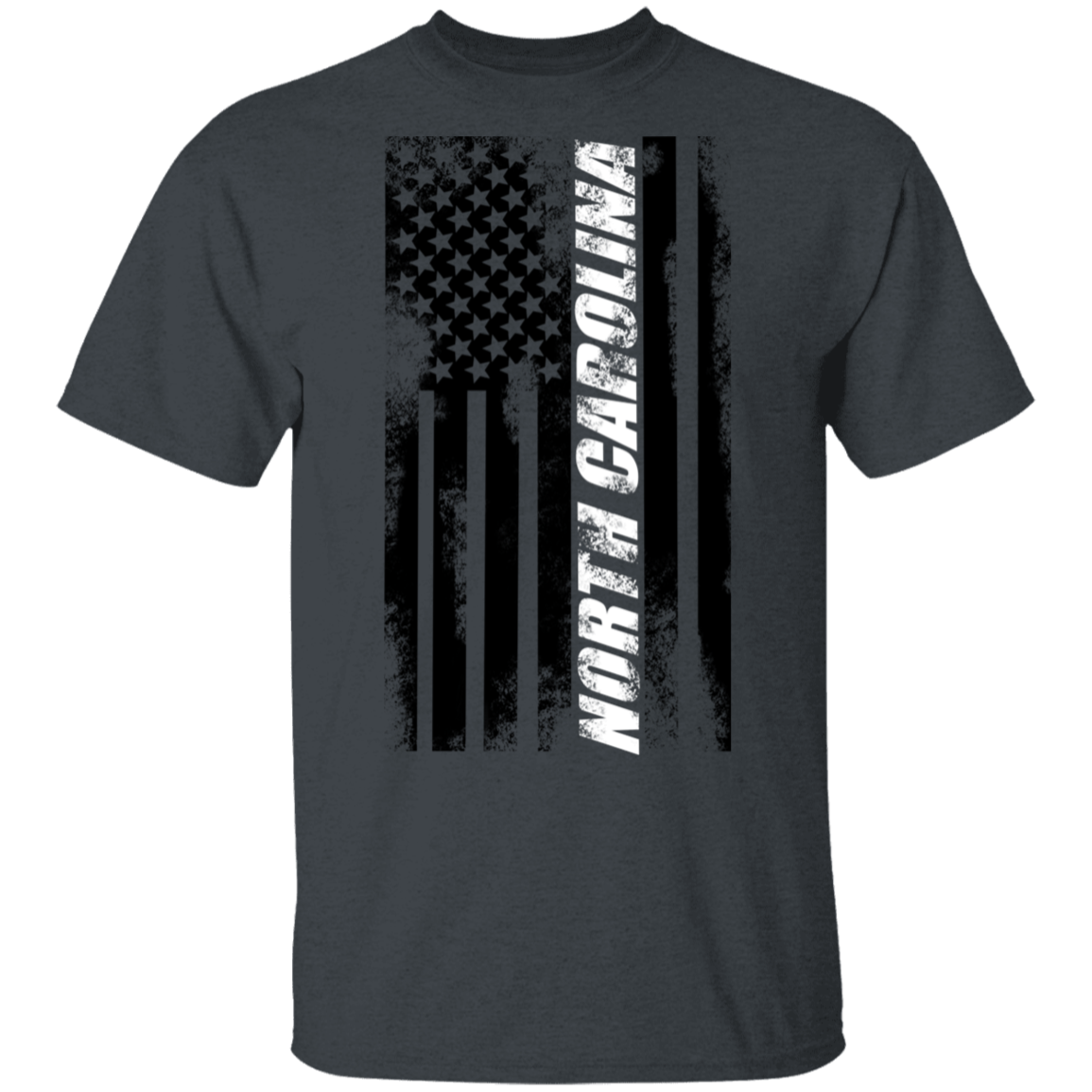 North Carolina NC American Flag T-Shirt