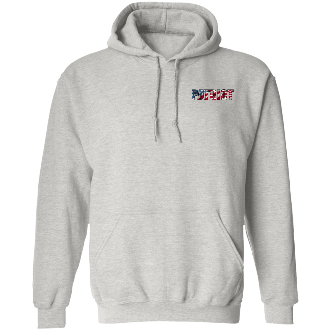 Patriot American Bald Eagle Double Sided Pullover Hoodie