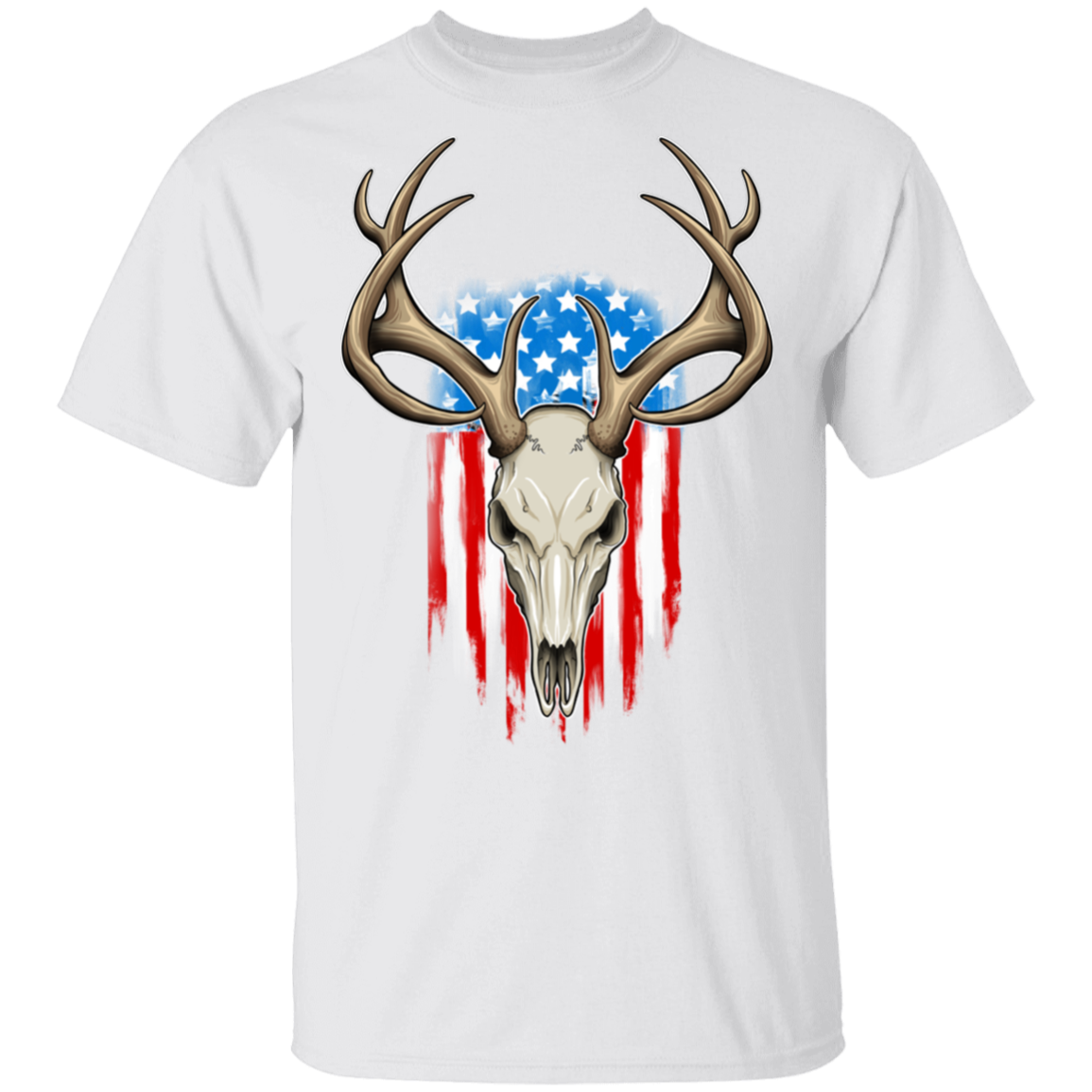American Flag Hunting T-Shirt