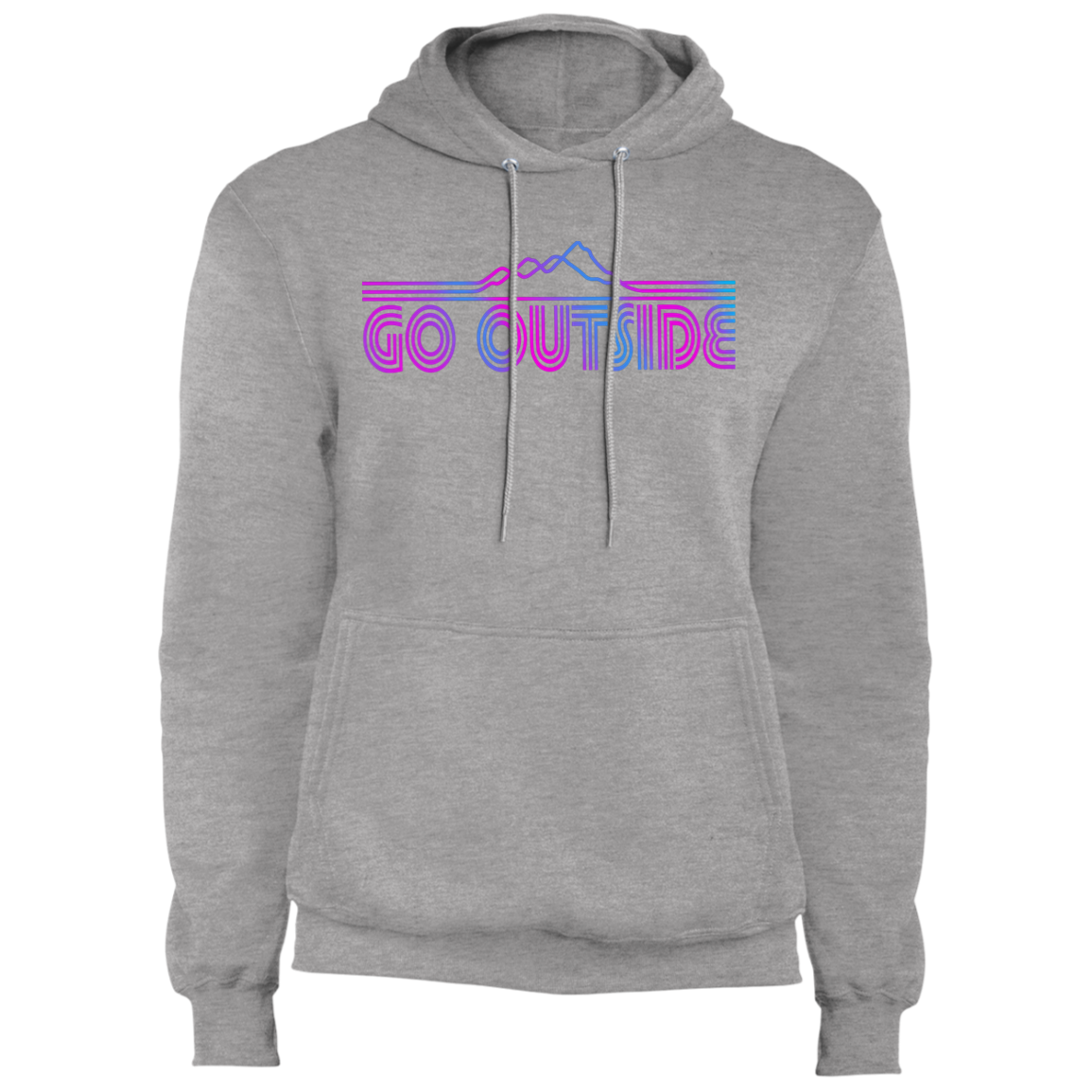 Go Outside Camping Nature Premium Pullover Hoodie