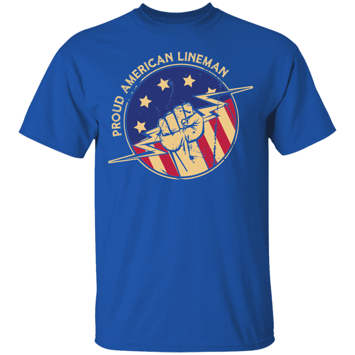 Proud American Lineman T-Shirt
