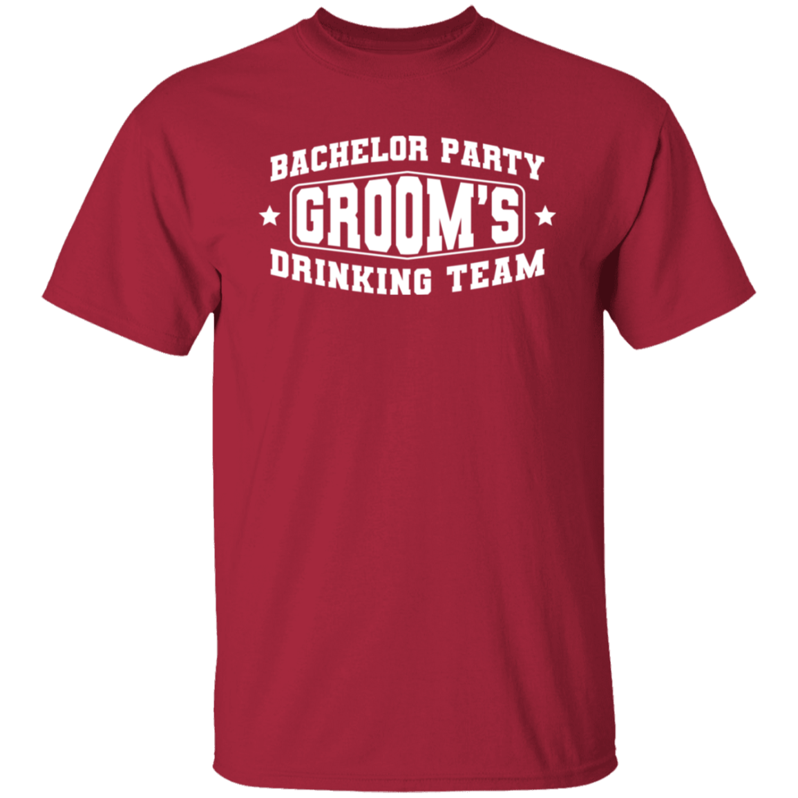 Bachelor Party Groom’s Drinking Team Funny T-Shirt