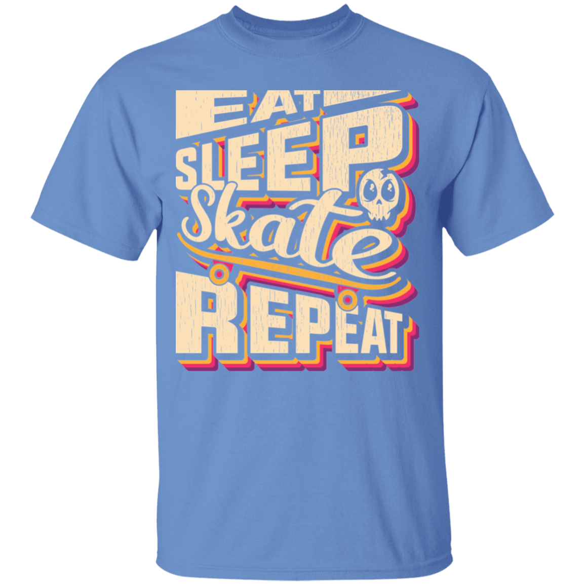 Eat Sleep Skate Repeat Skateboard Skateboarding Youth T-Shirt