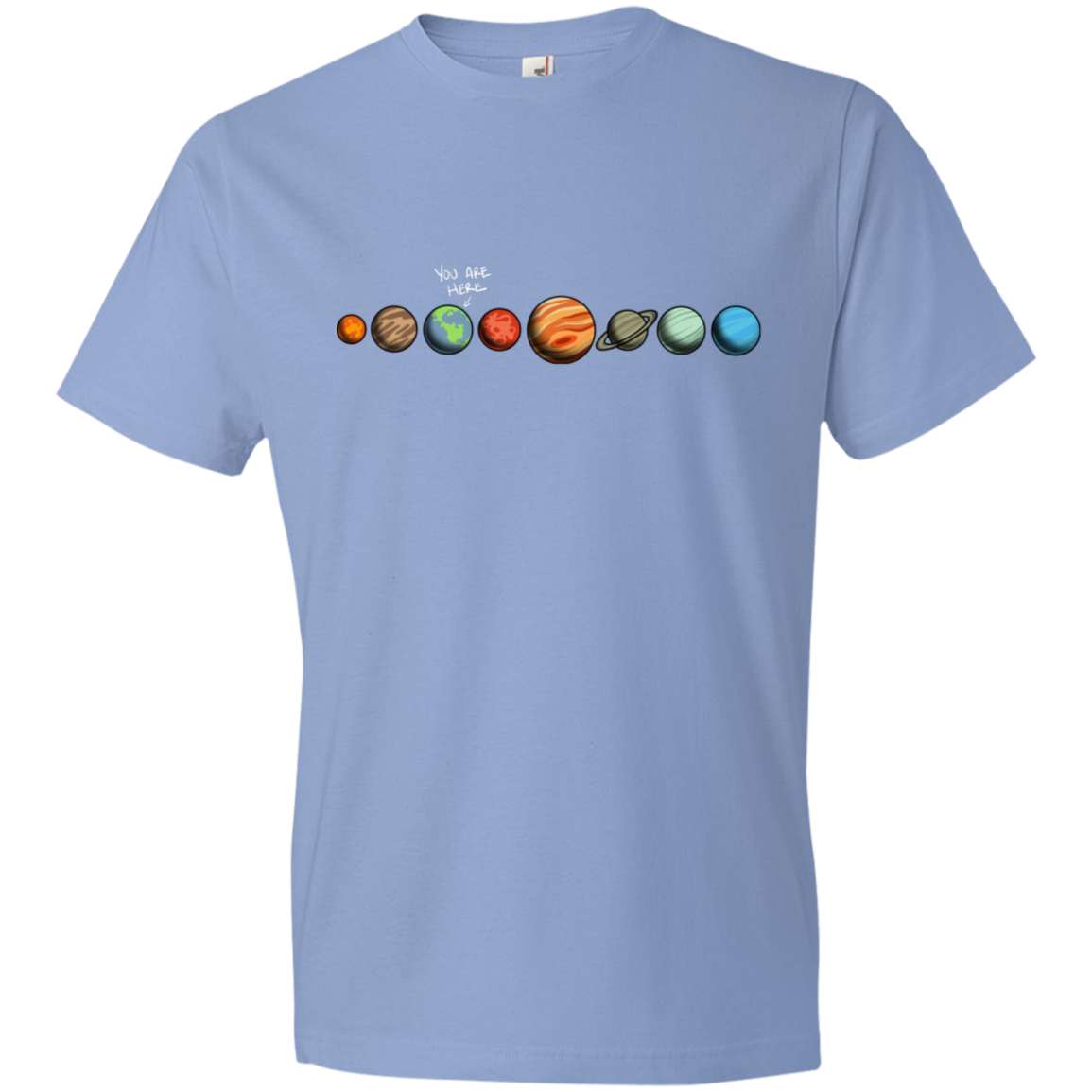 Youth Space Earth You Are Here Lightweight T-Shirt