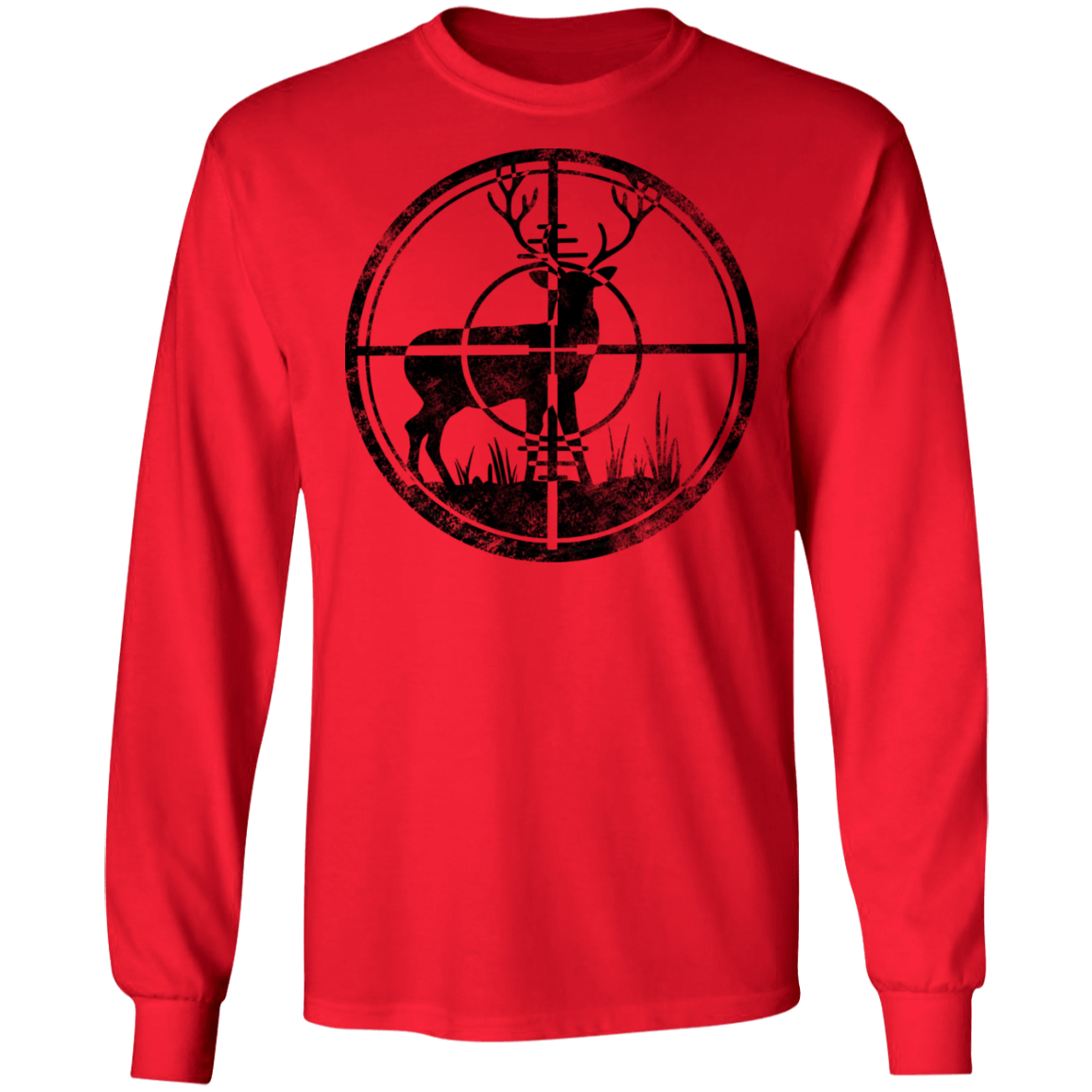 Hunting Deer Hunter Long Sleeve T-Shirt