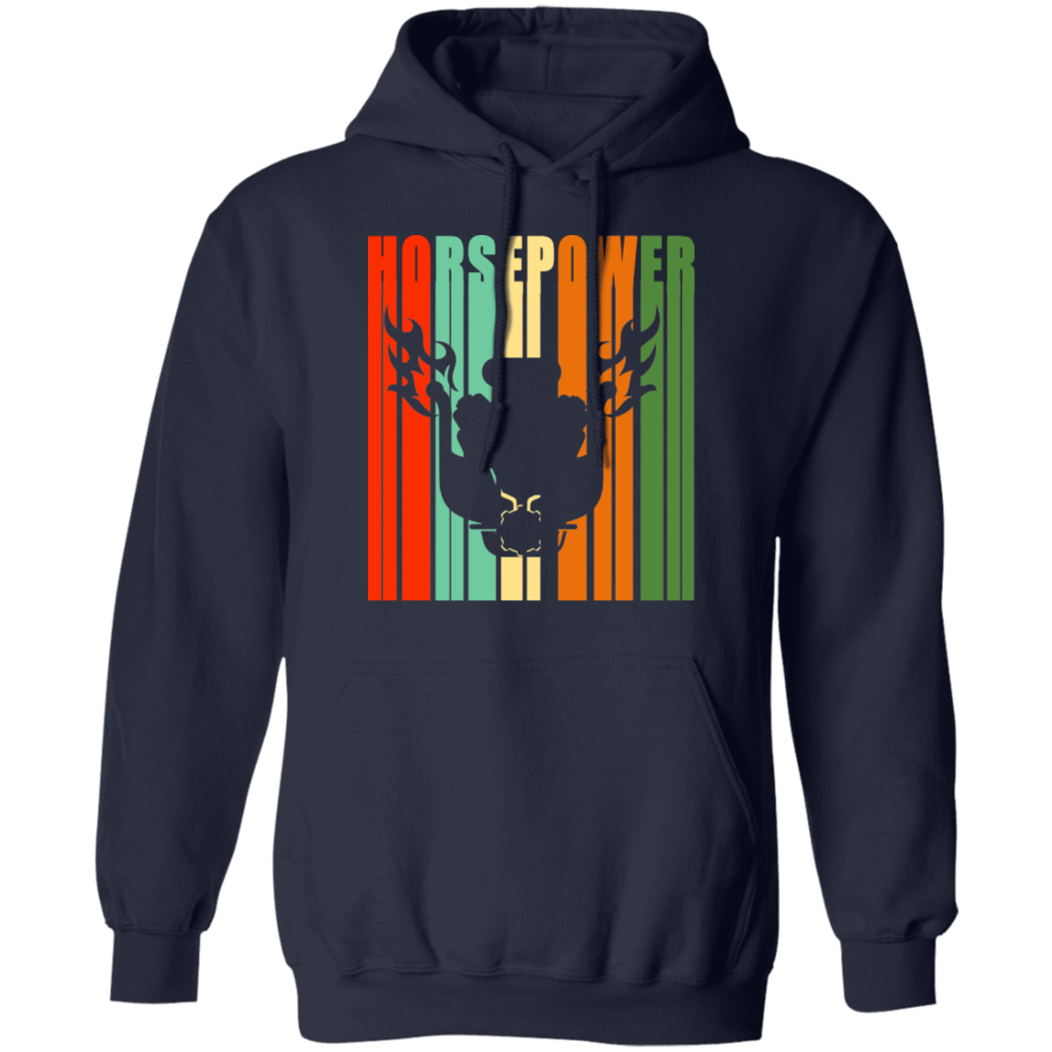 Horsepower HP Engine V8 Pullover Hoodie