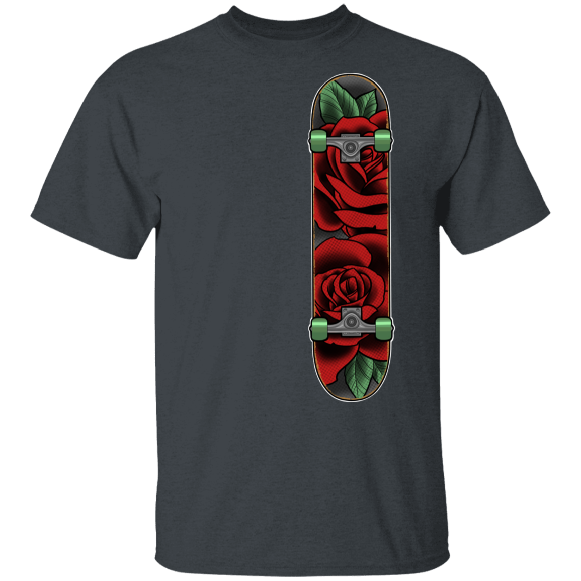 Rose Classic Skateboard Skateboarder T-Shirt