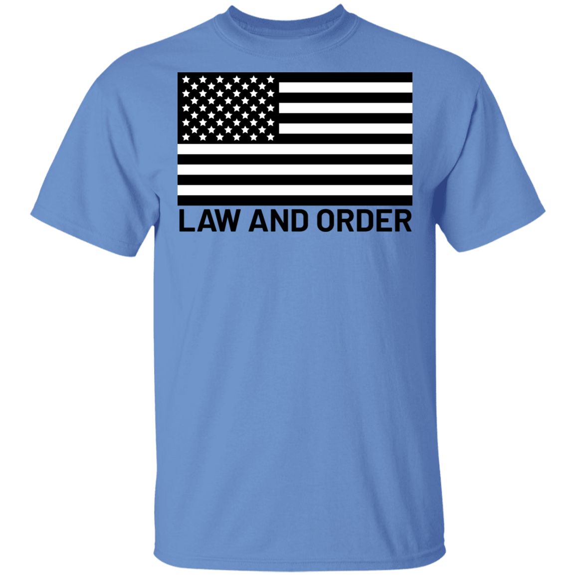 Law and Order American Flag Patriot T-Shirt