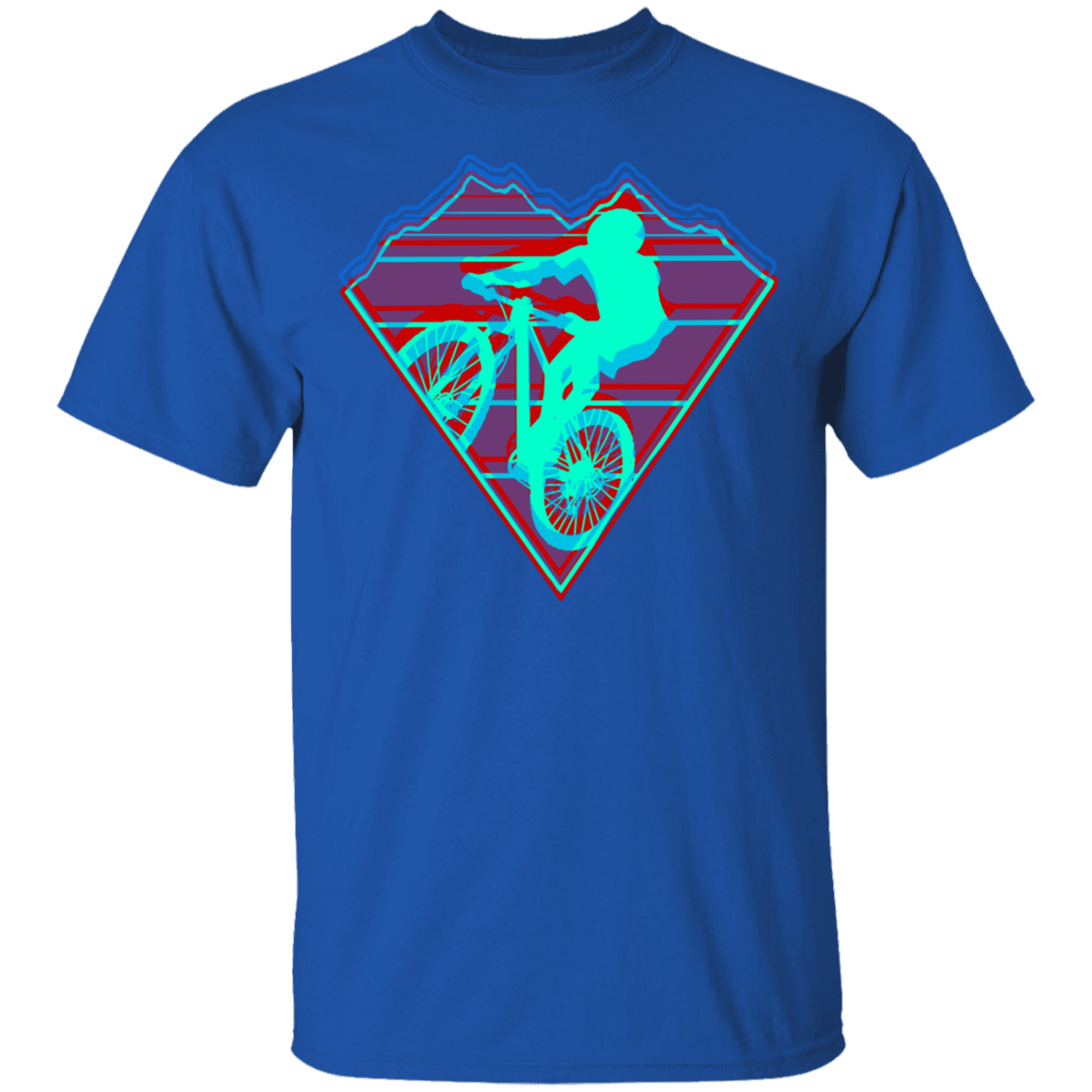 Retro Mountain Biker T-Shirt