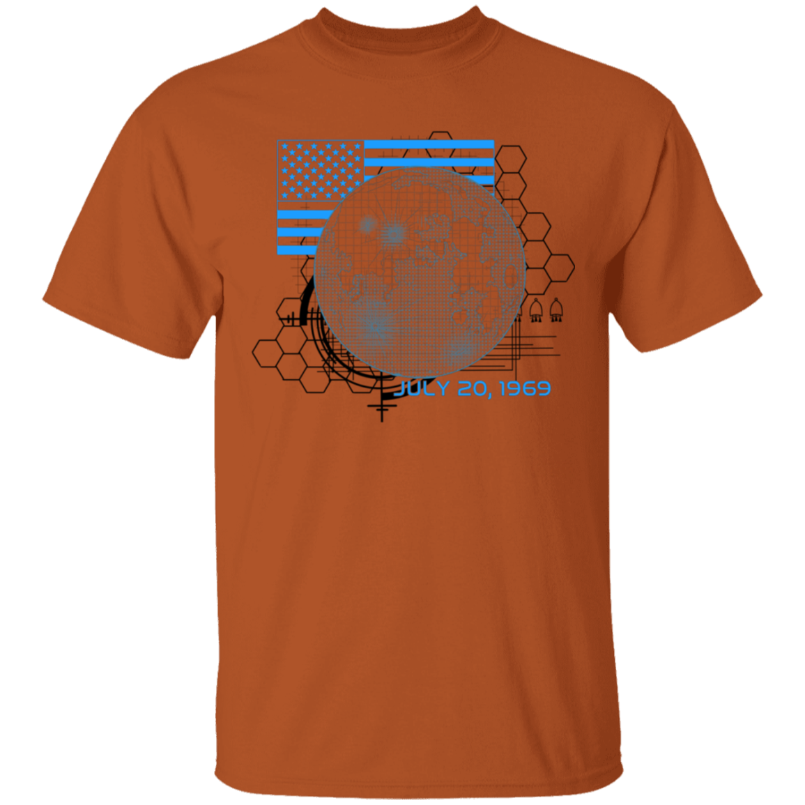American 1969 Moon Landing Armstrong T-Shirt